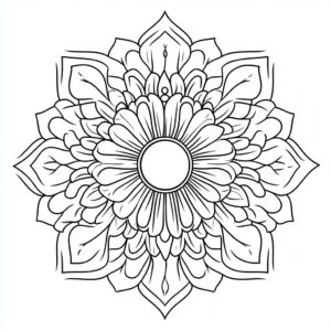 Rundes Mandala