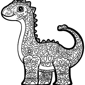 Dino Ausmalbild