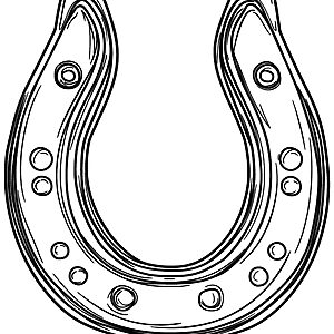 Hufeisen Malvorlage