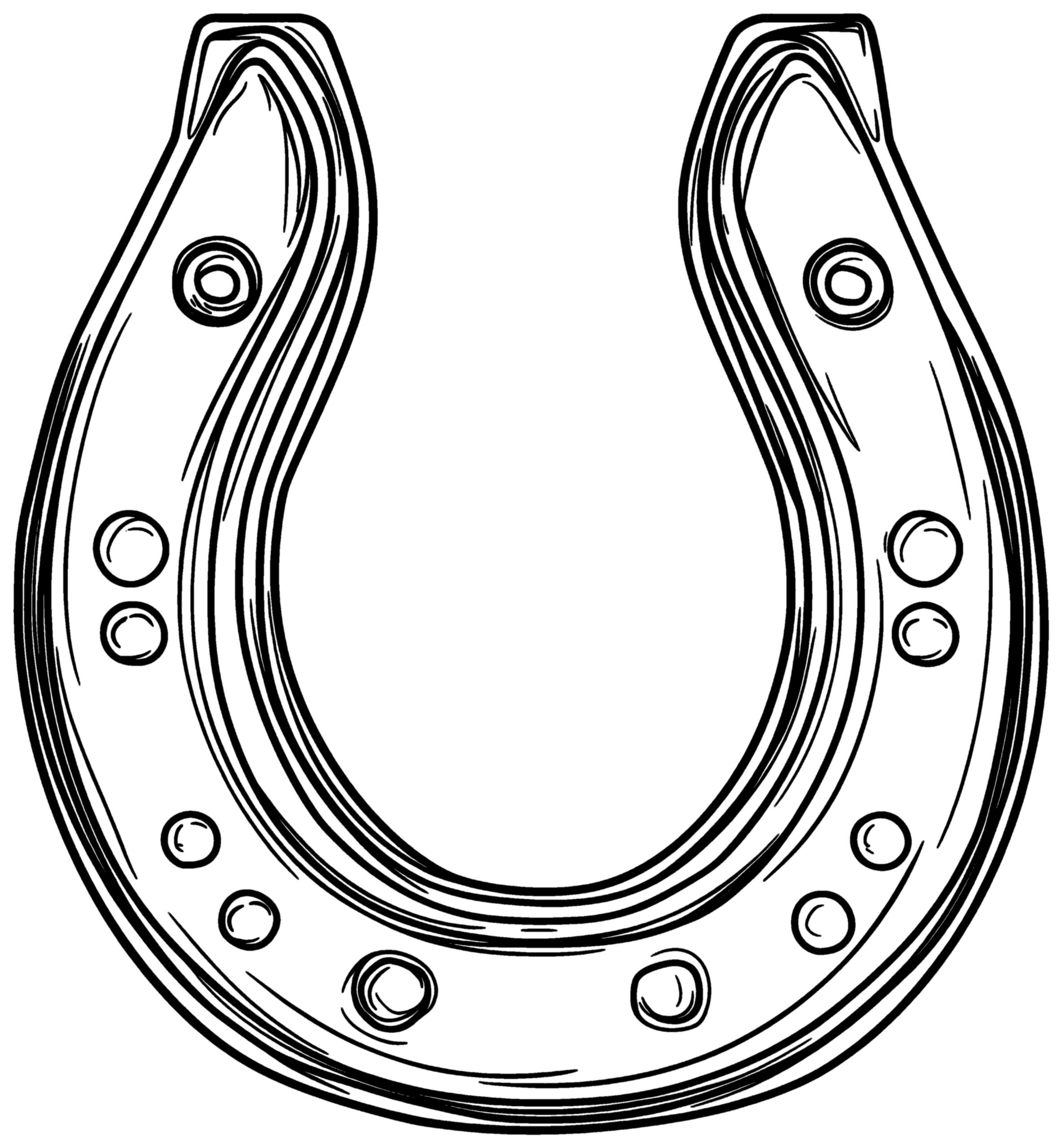 Hufeisen Malvorlage