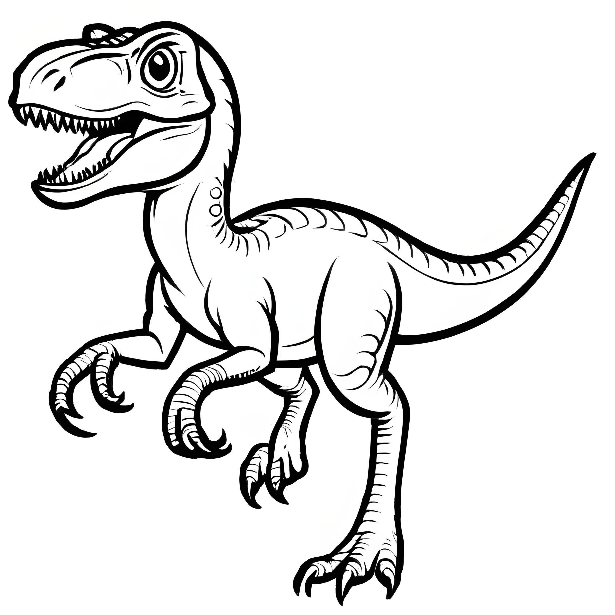 Witziges Dinos-Bastelmotiv für kleine Künstler