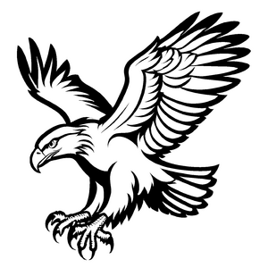 Magisches Adler-Bastelmotiv für Kinder