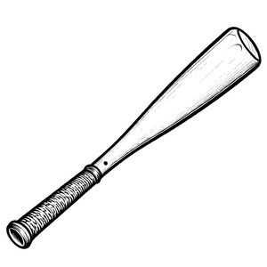 Bezauberndes Baseball-Malbild für spannende Malzeit
