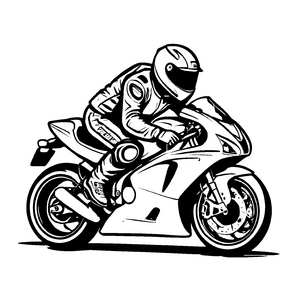Zauberhafte Motorsport-Ausmalvorlage zum kreativen Gestalten