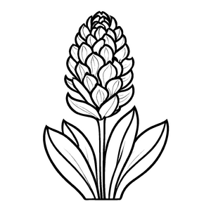 Wunderschöne Frühlingsblumen-Ausmalvorlage für Kinder