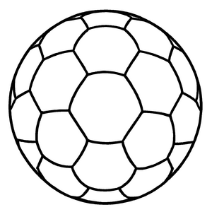 Verspieltes Fußball-Ausmalbild für kreative Kids