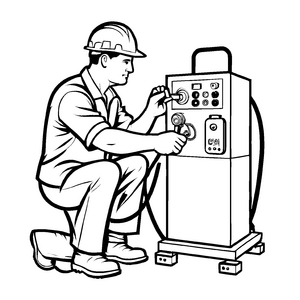 Wunderschönes Elektriker-Bastelmotiv zum kreativen Zeitvertreib