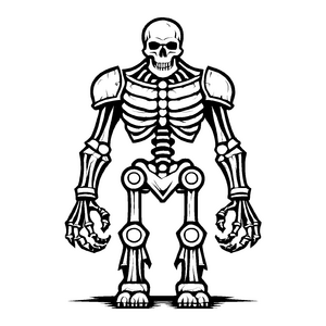 Magisches Golems-Ausmalbild zum kreativen Zeitvertreib