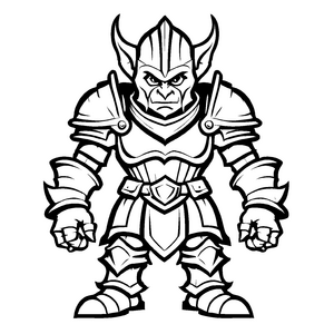 Großartiges Goblins-Ausmalbild für Kinder