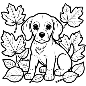 Witziges Beagle-Bastelmotiv für die ganze Familie