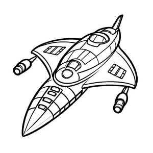 Interessantes UFOs-Bastelmotiv für kreative Malstunden