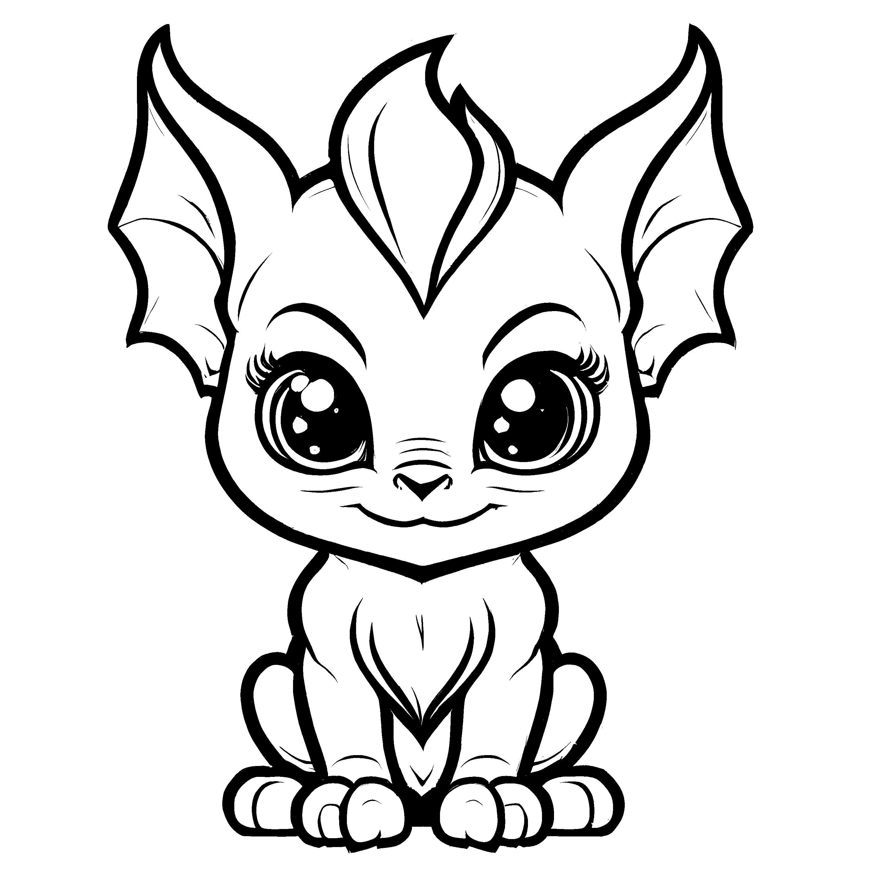 Lustiges Gargoyles-Bastelmotiv zum kreativen Gestalten