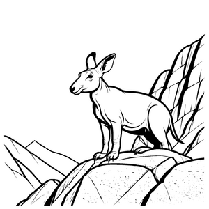 Faszinierende Erdferkel-Malvorlage für die ganze Familie