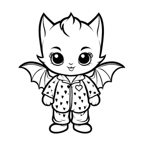 Magisches Vampire-Bastelmotiv für Kinder