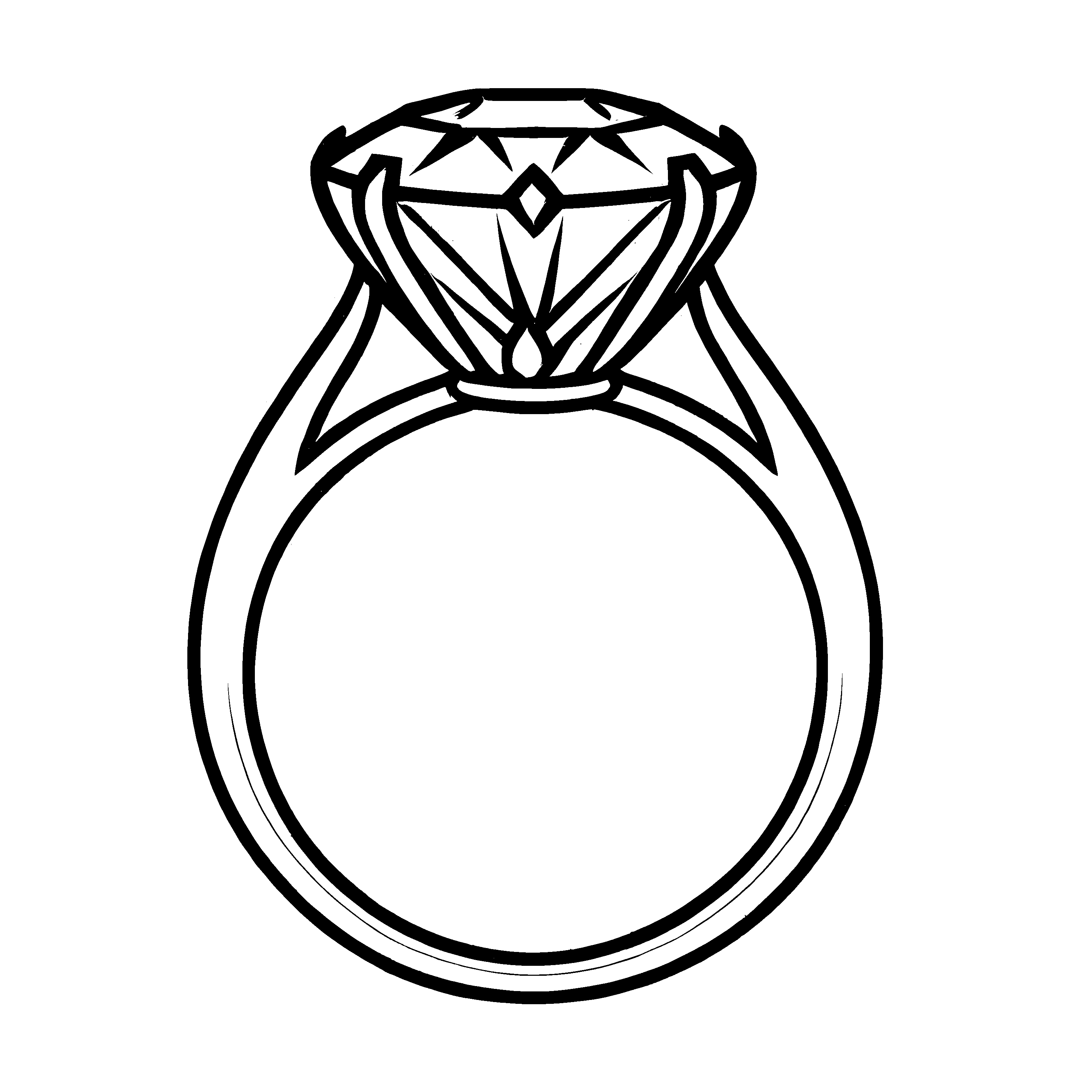 Verspieltes Diamanten-Bastelmotiv für Groß und Klein