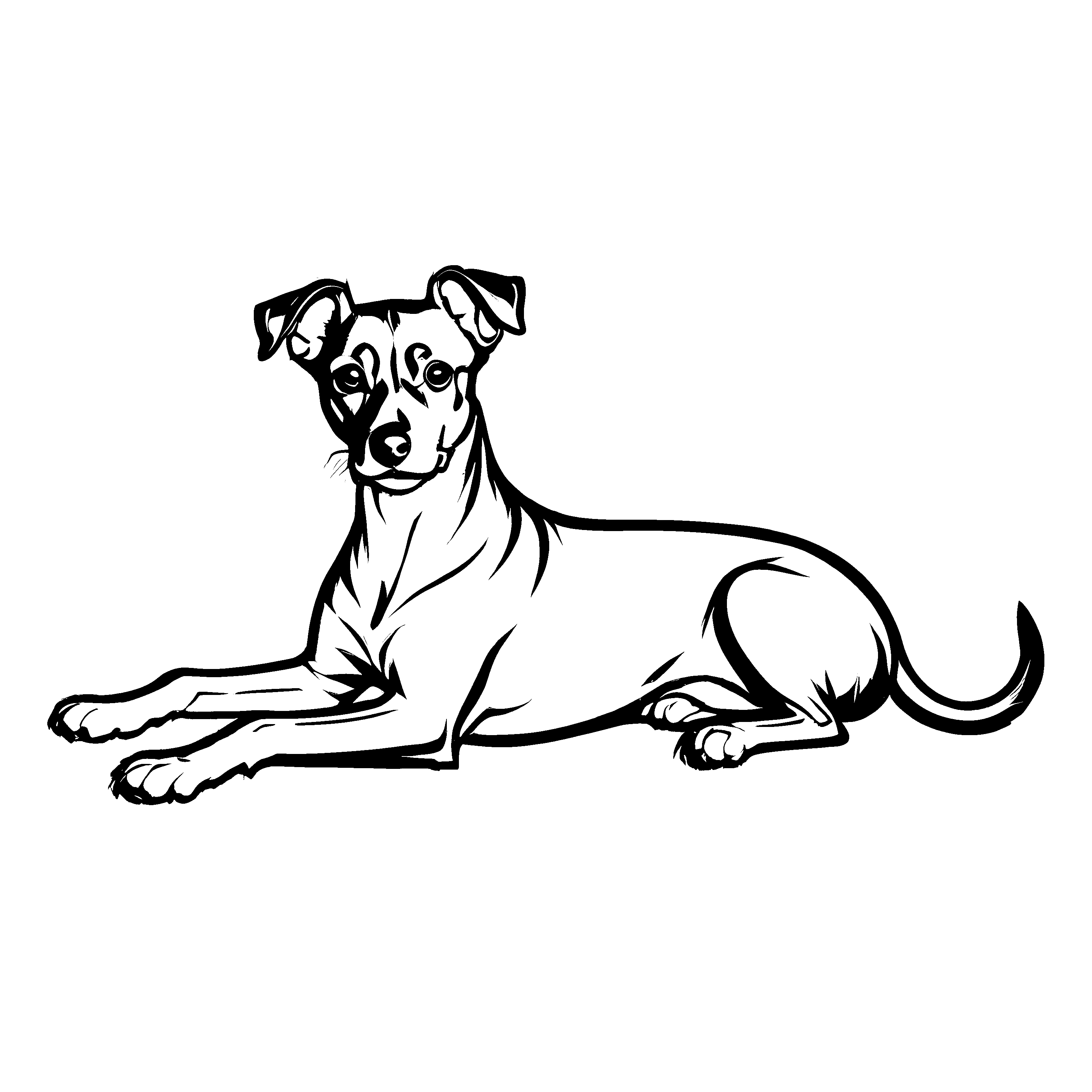 Detailreiches Zwergpinscher-Malbild für kreative Momente