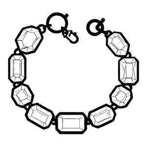 Märchenhafte Armbänder-Ausmalvorlage zum Basteln und Malen