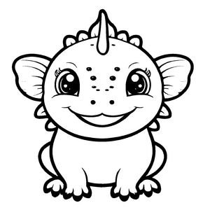 Tolles Axolotl-Malbild für kreative Momente