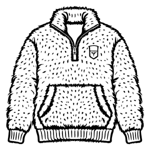 Eleganter Damen-Pullover mit auffälligem Sternemblem Ausmalbild für modische Entdeckerinnen