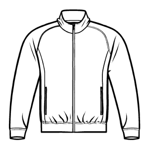 Stylische Damenjacke mit Kapuze Ausmalbild für modische Entdecker