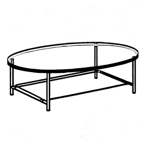 Runder Tisch mit geheimnisvollem Design Malvorlage für fantasievolle junge Gestalter