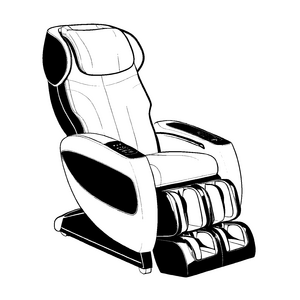 Entspannender Massagesessel mit ergonomischem Design Bastelmotiv für kleine Ruhefinder und kreative Relax-Künstler