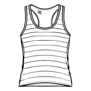 Bezauberndes Herren Tanktop mit coolem Logo Ausmalmotiv für modebewusste Abenteurer