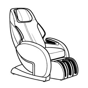 Spannender Massagesessel mit innovativen Steuerelementen Malvorlage für entspannte Entdecker