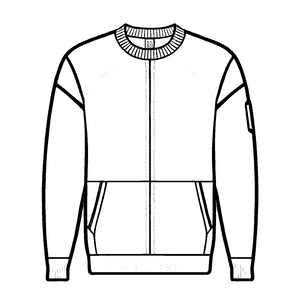 Stylischer Herrenpullover mit praktischer Kapuze Malvorlage für trendbewusste Entdecker