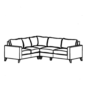 Schlichte Couch mit gemütlichem Sitzbereich Ausmalbild für kleine Designträumer