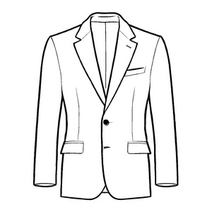 Stylisches Herren Sakko mit klassischem Charme Ausmalvorlage für trendbewusste Künstler