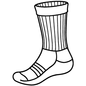 Klassische Herrensocke mit drei coolen Streifen Ausmalmotiv für modebewusste Entdecker