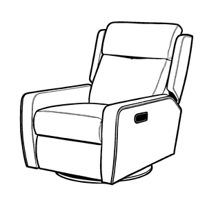 Moderer Relaxsessel mit entspannender Neigung Malvorlage für kreative Chill-Out-Gurus