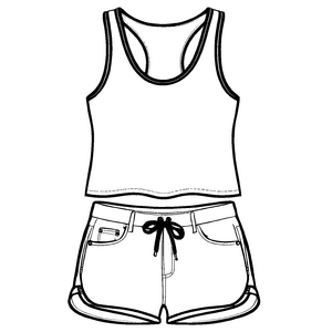 Trendiges Herren Outfit mit stylischem Knoten Malvorlage für mutige Fashionistas