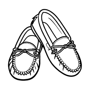 Charmante Damen-Schuhe mit schicker Schleifenverzierung Malvorlage für fantasievolle Modezauberer