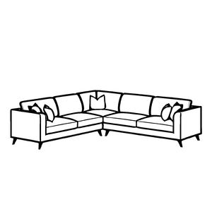 Gemütliche Couch mit flauschigen Kissen Ausmalbild für entspannte Wohnzauberer