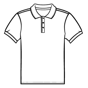 Klassisches Herren Hemd in dezentem Weiß-Muster Ausmalbild für modebewusste Abenteurer