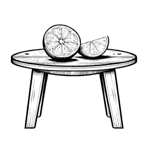 Spritzige Limette mit fröhlichen Fruchtscheiben Ausmalmotiv für lebhafte Kreativköpfe