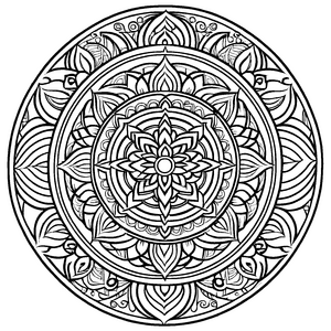 Bezauberndes Mandala Mix mit eindrucksvollen Mustern für fantasievolle Farbzauberer auf aufregenden Gestaltungsexpeditionen