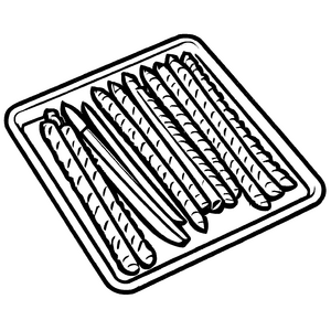 Verführerische Backblech mit frischen Brezeln Ausmalvorlage für genussvolle kleine Bäcker