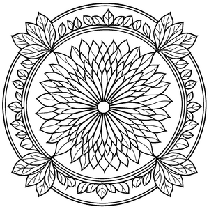 Mystisches Mandala Mix mit schimmernden Sternen Malvorlage für kreative Träumer in bunten Fantasiewelten