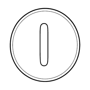 O in fesselndem Zirkusdesign Ausmalvorlage für kleine Künstlerträumer