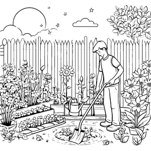 Spannendes Gartenabenteuer mit Schaufeln für neugierige Pflanzenfreunde
