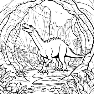 Albertosaurus-Motiv
