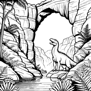 Albertosaurus-Motiv
