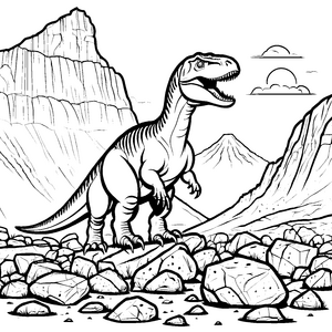 Albertosaurus-Motiv