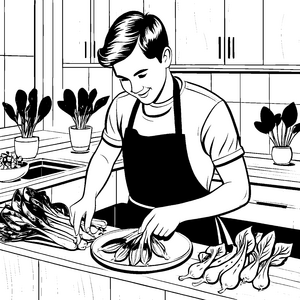 Pak Choi-Motiv