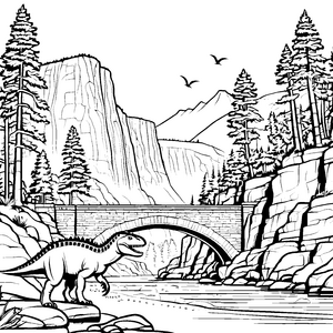 Albertosaurus-Motiv