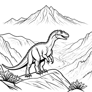 Albertosaurus-Motiv