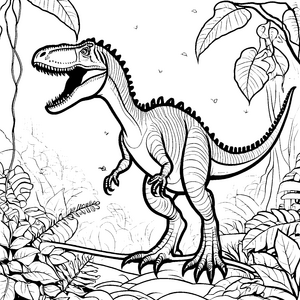 Albertosaurus-Motiv